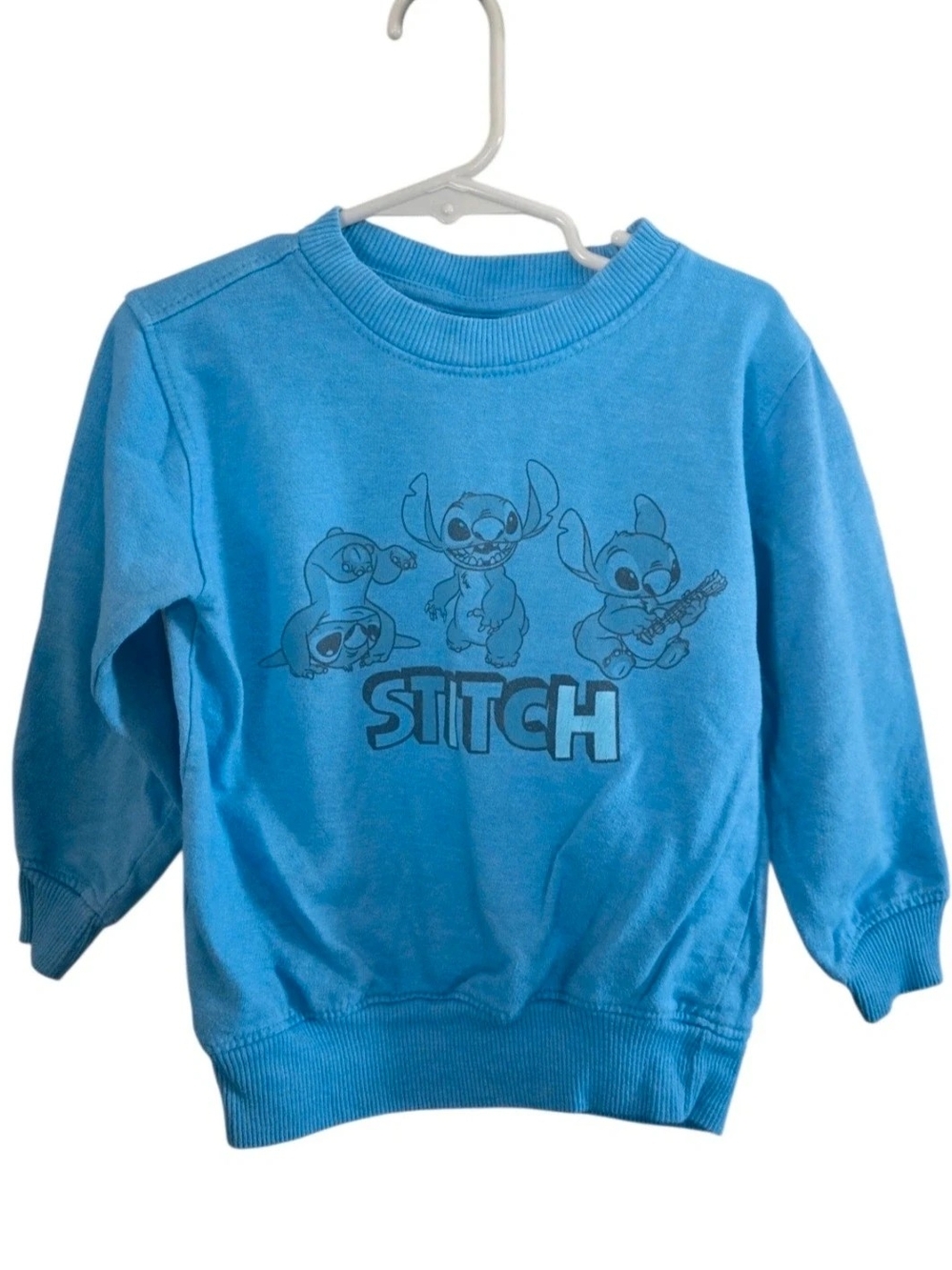 Blue Stitch Graphic Kids Sweatshirt